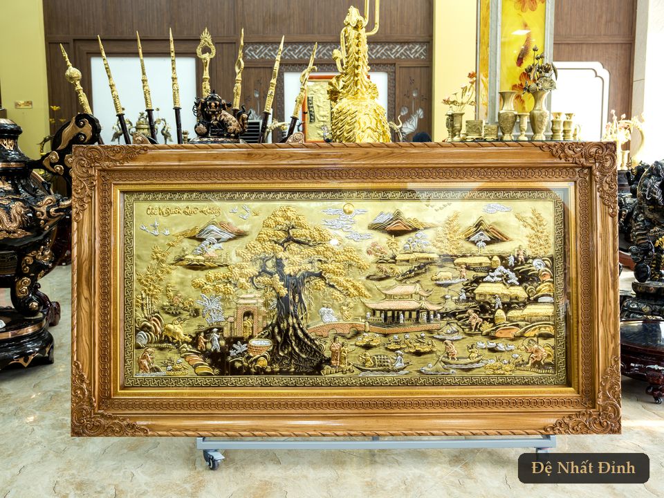 Tranh đồng Cội Nguồn Quê Hương