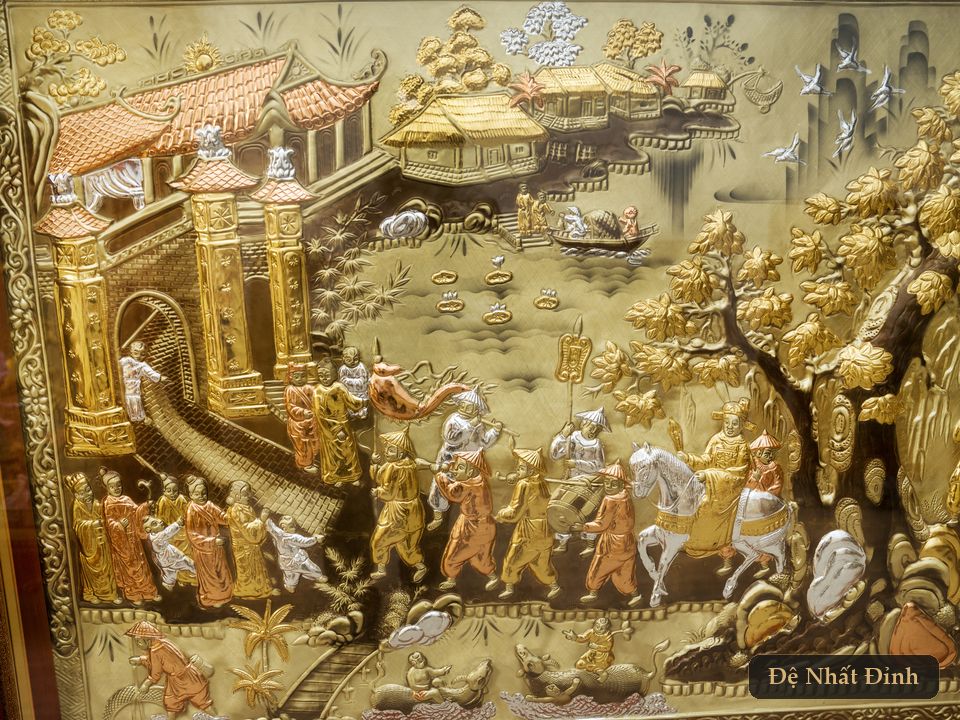 Tranh đồng Vinh Quy Bái Tổ